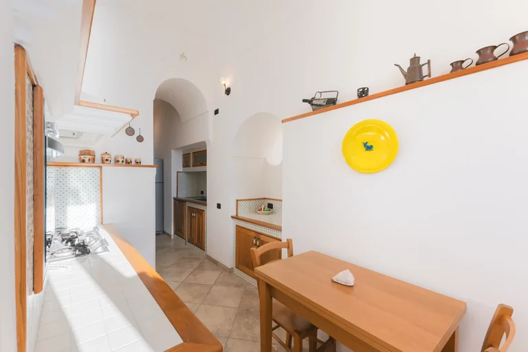 Villa Angelina Rosario vista cucina controcampo preparazione amalfi